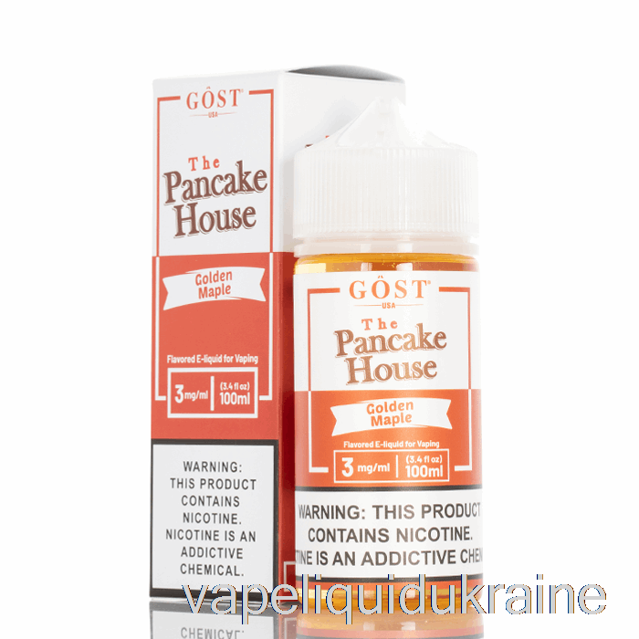 Vape Ukraine Golden Maple - The Pancake House - GOST Vapor - 100mL 0mg